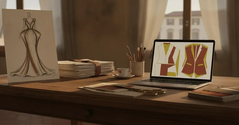 Cos'è lo sketch-to-pattern: dall'illustrazione al cartamodello con l'AI